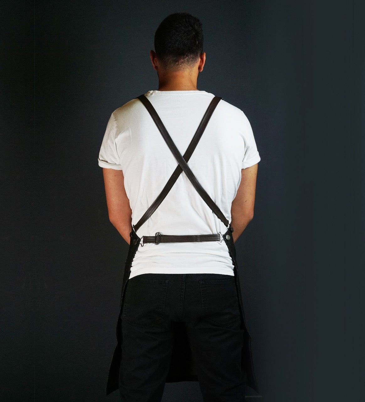 Black Denim Apron