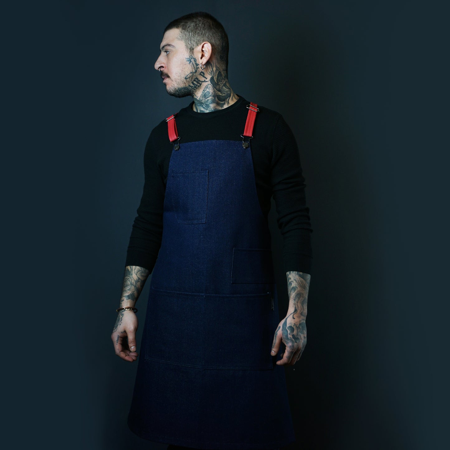 Blue Denim Apron