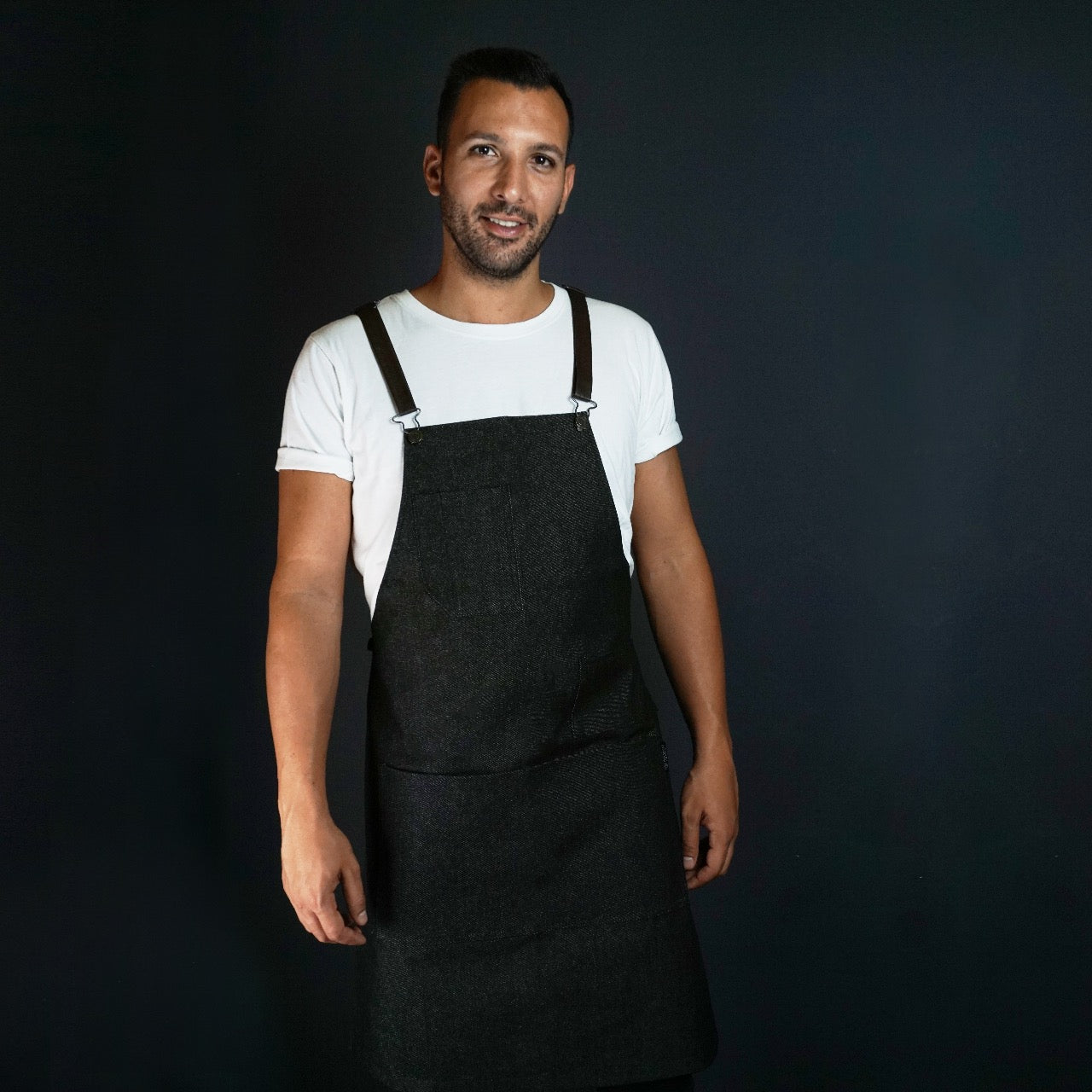 Black Denim Apron